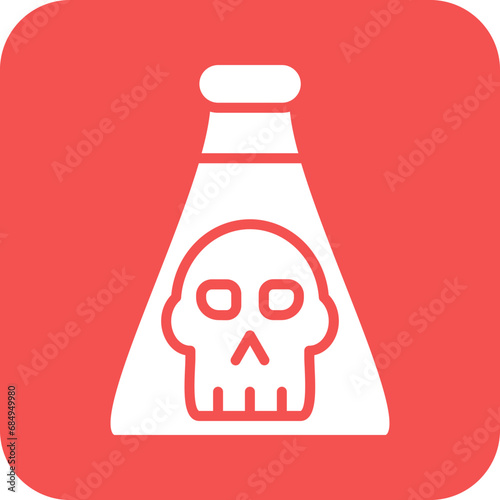 Vector Design Toxic Chemical Icon Style
