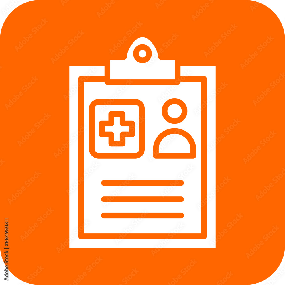 Vector Design Medical Report Icon Style