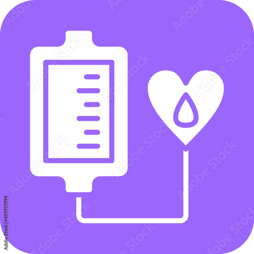 Vector Design Blood Transfusion Icon Style
