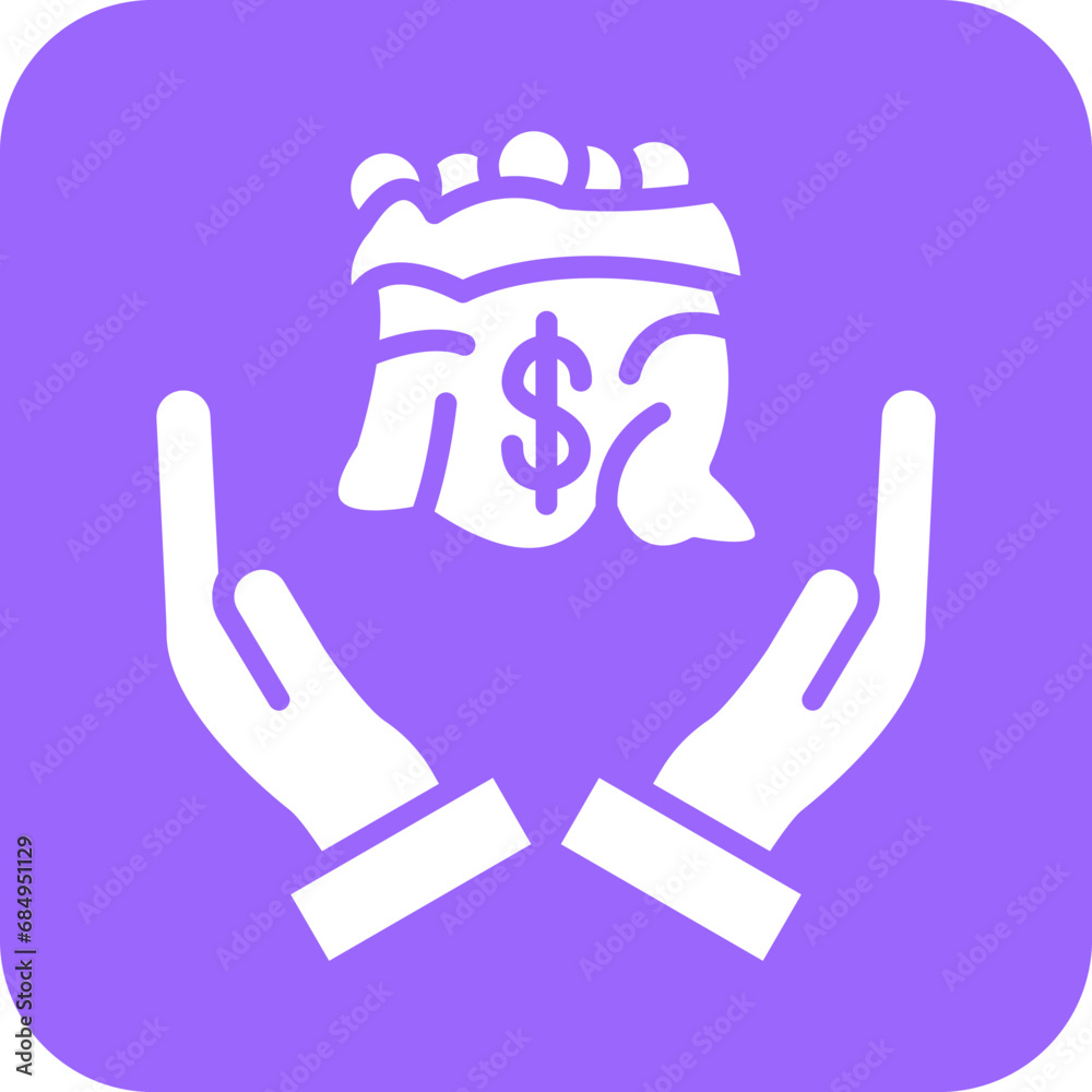 Obraz premium Vector Design Financial Help Icon Style