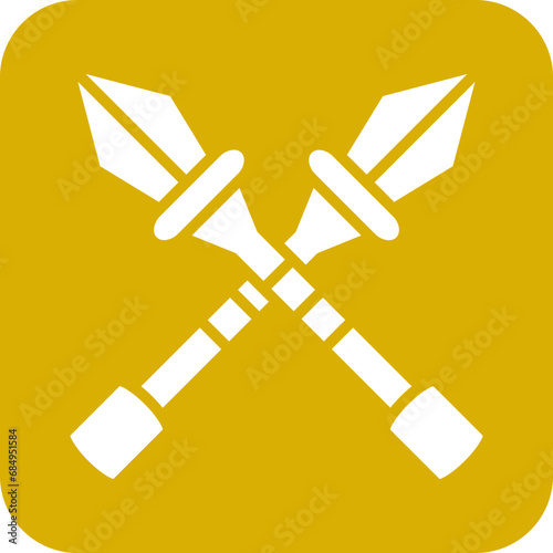 Vector Design Spear Icon Style