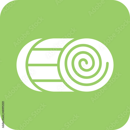 Vector Design Hay Bale Icon Style