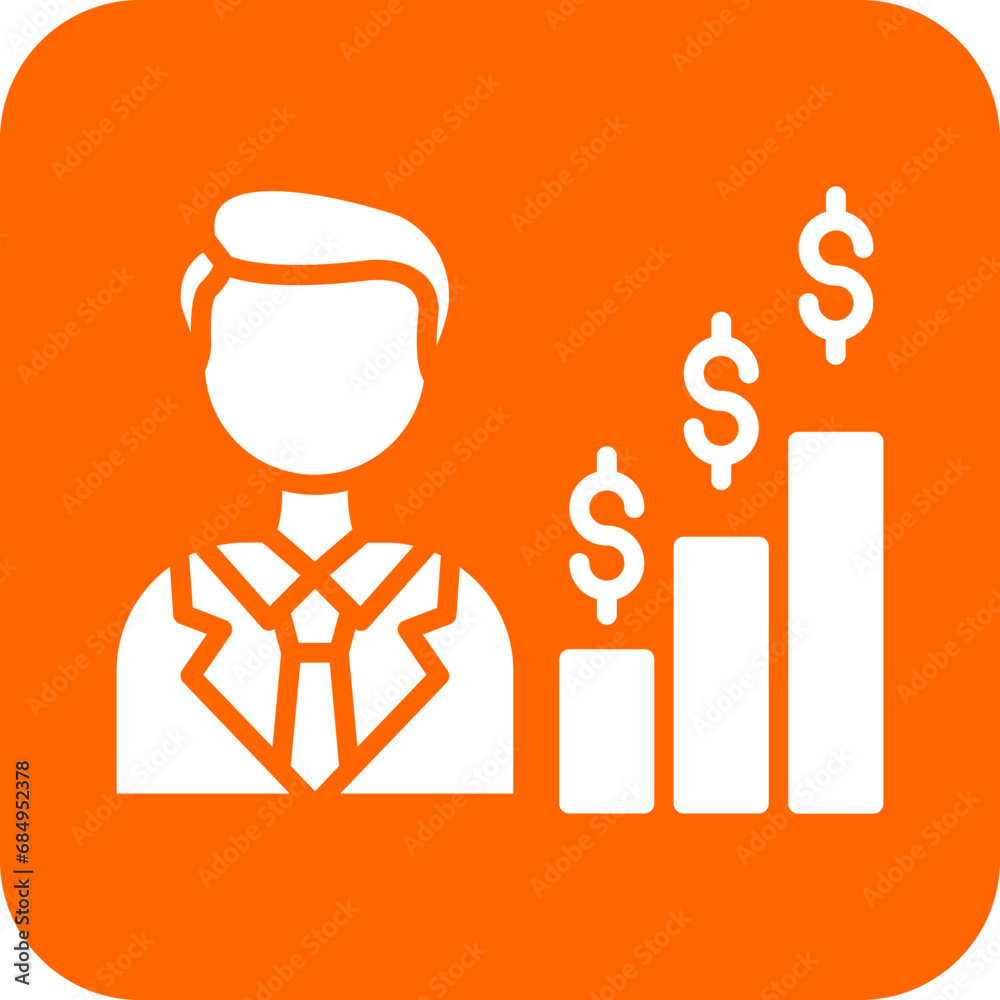Fototapeta premium Vector Design Businessman Icon Style