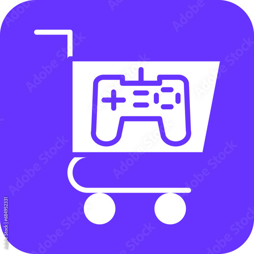 Vector Design Purchase Game Icon Style