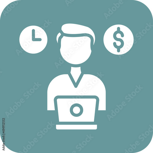 Vector Design Freelancing Icon Style