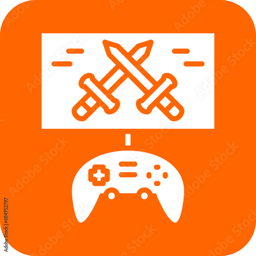 Vector Design Battle Royale Icon Style