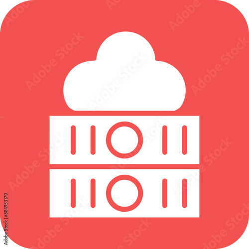 Vector Design Cloud Storage Icon Style