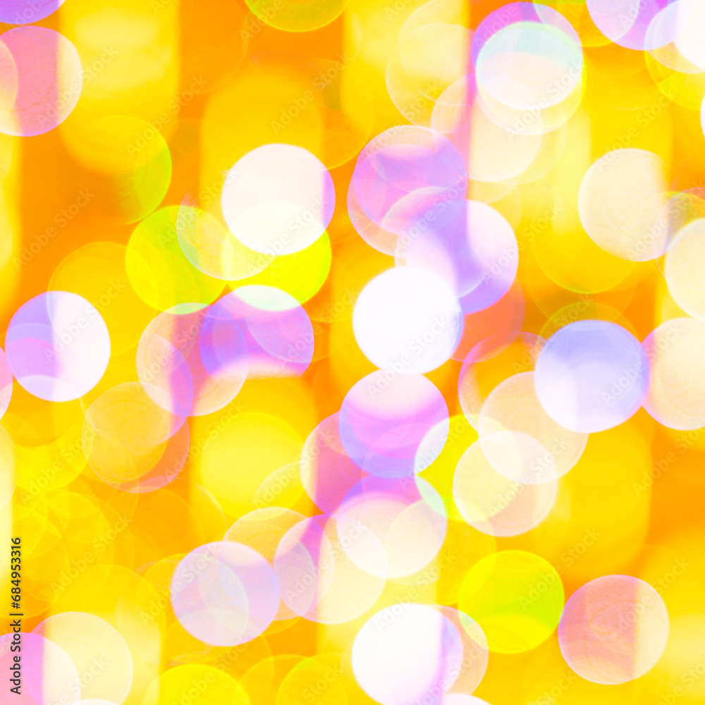 Colorful defocused bokeh lights background