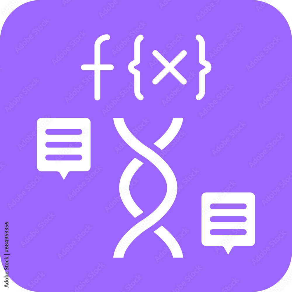 Vector Design Functional Genomics Icon Style Vector Design Functional Genomics Icon Style