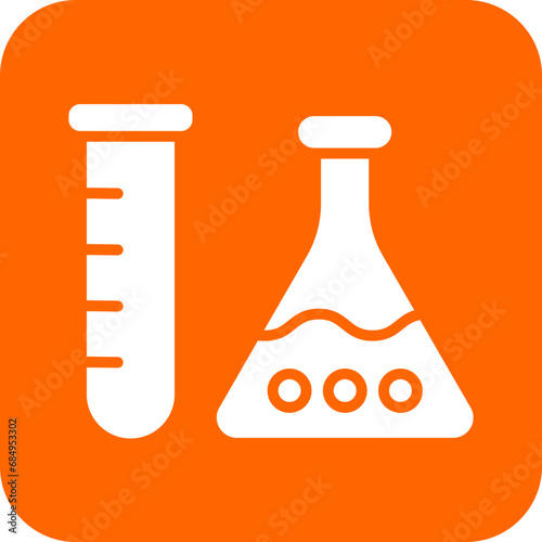 Vector Design Chemical Laboratory Icon Style
