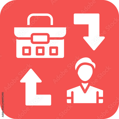 Vector Design B2C Icon Style