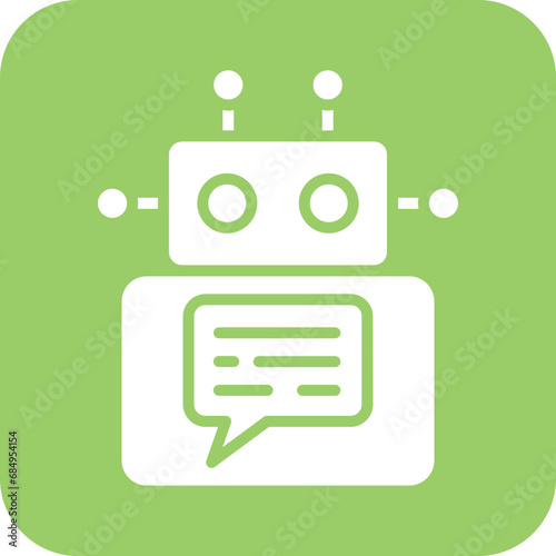 Vector Design Chatbot Icon Style
