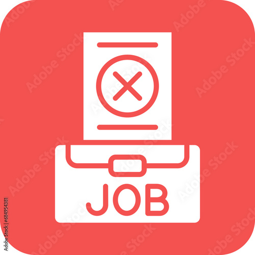 Vector Design Job Loss Icon Style