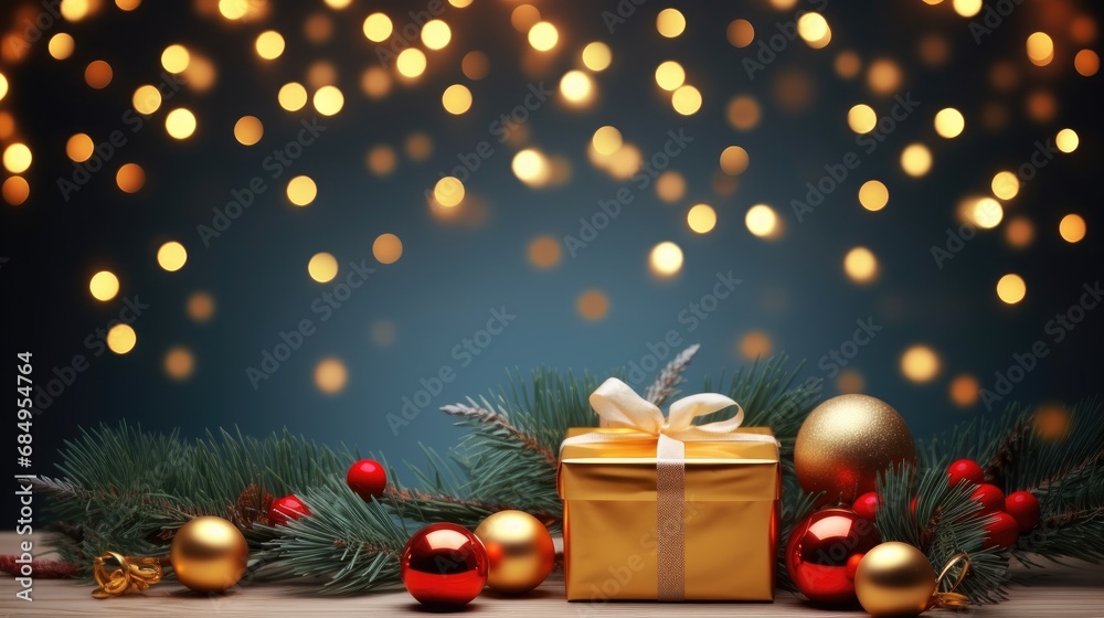 Merry Christmas and a Happy New Year design template. Generative Ai. Merry Christmas and a Happy New Year design template. Generative Ai.