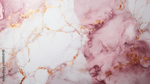 Marble granite white wall surface pink pattern with gold cracks  graphic abstract light elegant for do floor ceramic counter texture stone, natural for interior decoration. photo