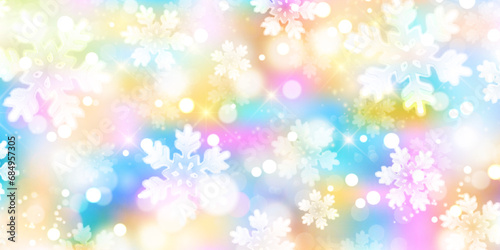 クリスマス　雪　冬　風景　背景	