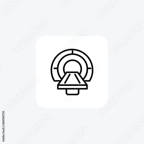 X-ray Technology, Radiography,line icon, outline icon, pixel perfect icon
