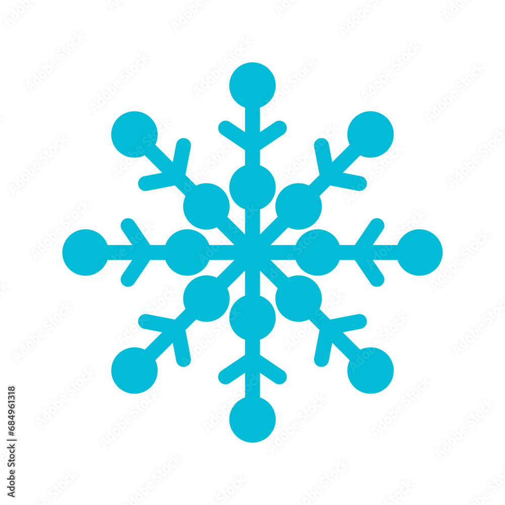 snowflake icon, ornament vector snowflake icon, ornament vector