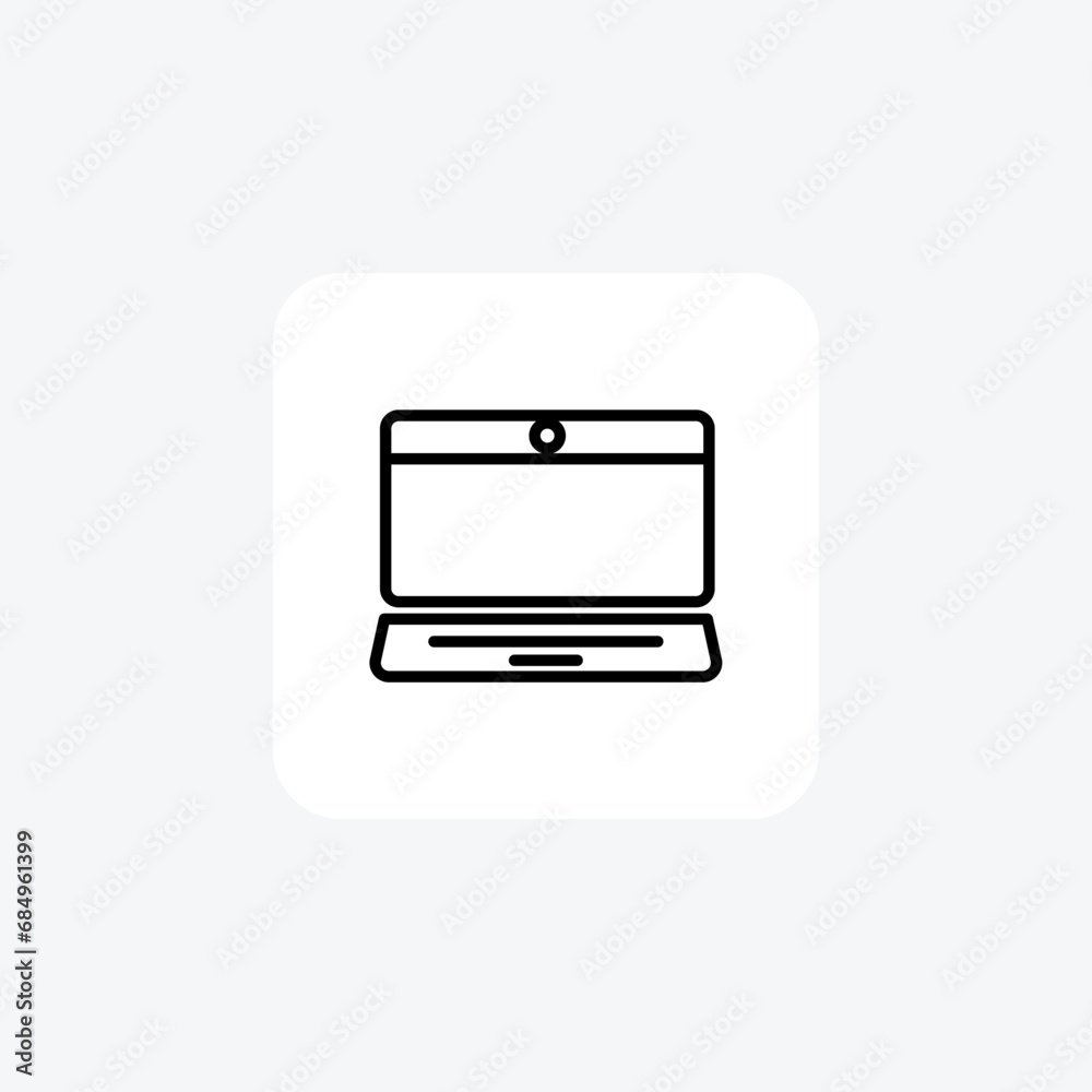 Laptop, Technology, Computer, Portable, Device, line icon, outline icon, pixel perfect icon Laptop, Technology, Computer, Portable, Device, line icon, outline icon, pixel perfect icon
