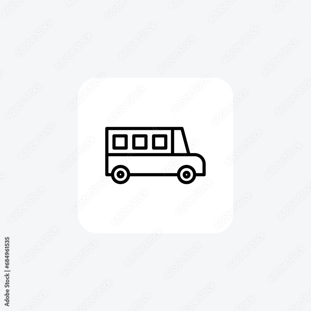 School bus, Student transportation, Yellow bus, line icon, outline icon, pixel perfect icon School bus, Student transportation, Yellow bus, line icon, outline icon, pixel perfect icon