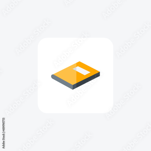 Book, Learning, Literary, Bookstore, Information flat color icon, pixel perfect icon