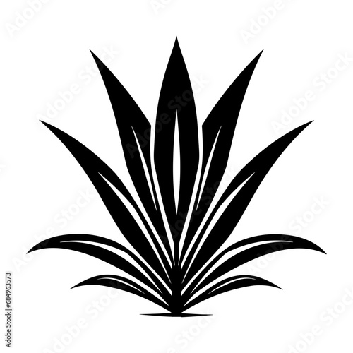 Simple Vector Illustration of Agave. SVG