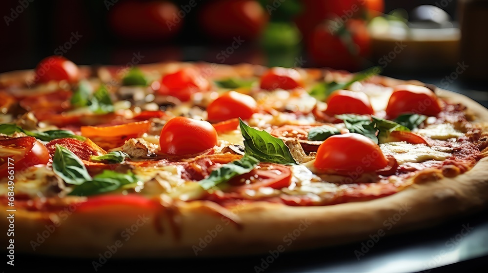 cheese closeup pizza food close illustration pepperoni tomato, slice oven, fresh homemade cheese closeup pizza food close