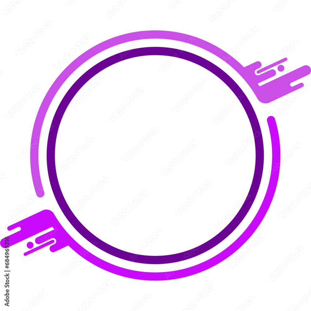 Abstract Splash Circle Frame Abstract Splash Circle Frame