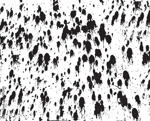 black and white grunge texture with rain drops. Abstract background. Vector brush storks  Grunge black and white texture. Distress overlay texture. Abstract background.