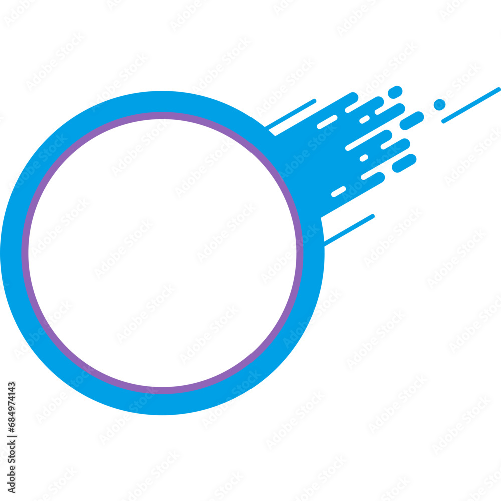 Abstract Splash Circle Frame Abstract Splash Circle Frame