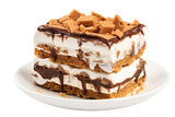 S'mores Cake on White on a transparent background