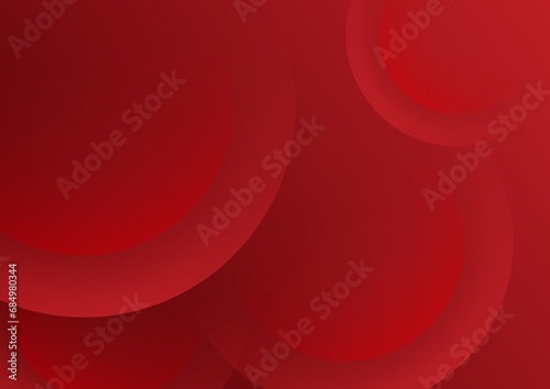 Red abstract background. Dynamic shapes composition