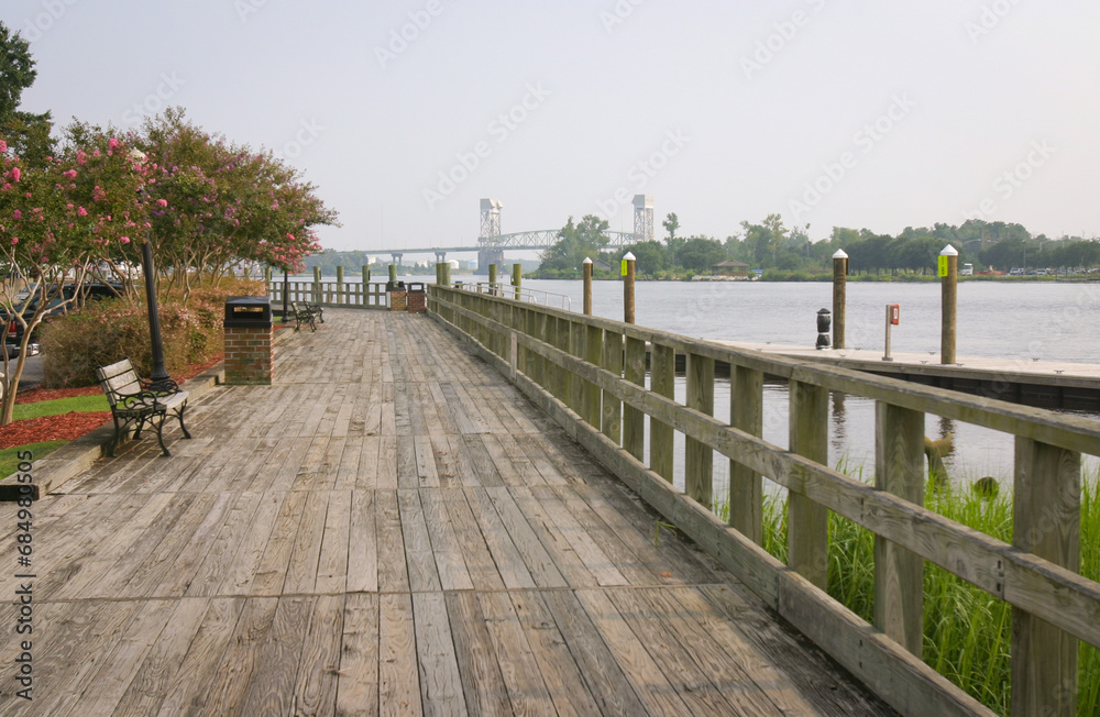 Obraz premium The Port City of Wilmington North Carolina