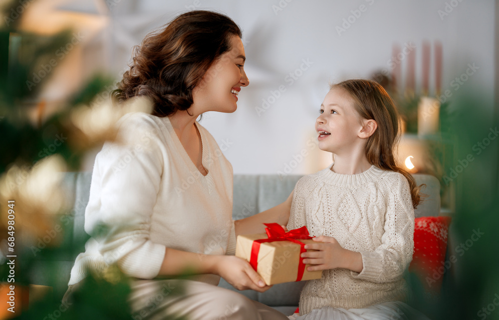 family celebrating Christmas family celebrating Christmas