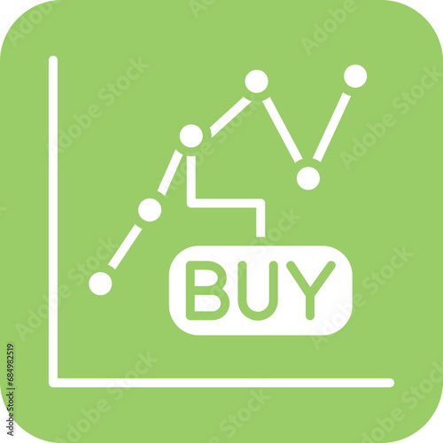 Buy Stocks Icon Style