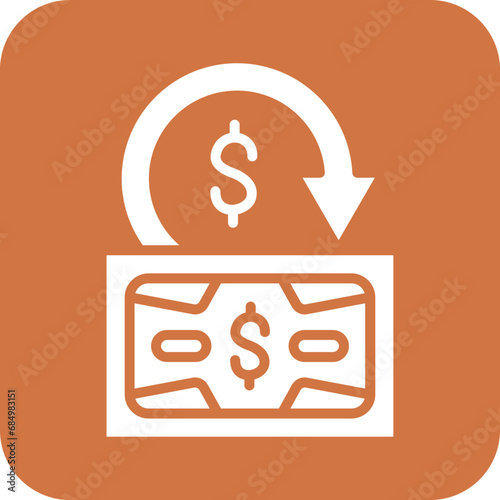 Money Back Guarantee Icon Style