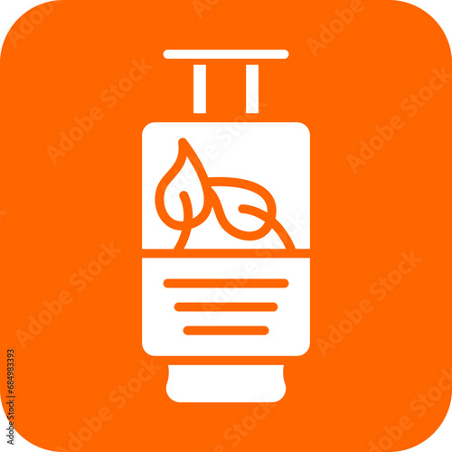 Biogas Cylinder Icon Style