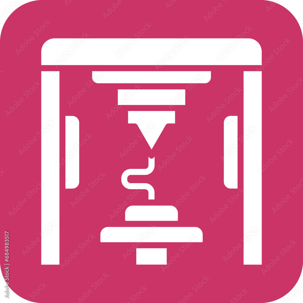 3D Printing Icon Style