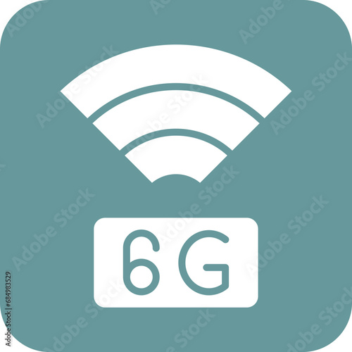 6G Network Icon Style