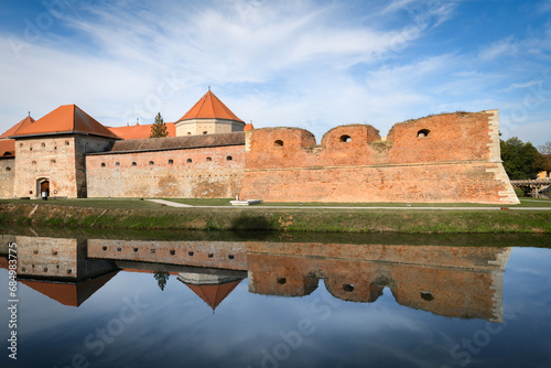 Obraz na płótnie Fagaras Citadel, Brasov County in Romania w salonie
