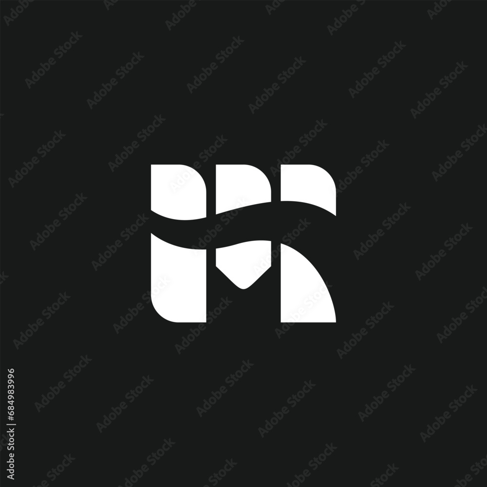abstract initial letter M logo template for company abstract initial letter M logo template for company