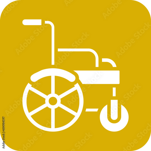 Automatic Wheelchair Icon Style