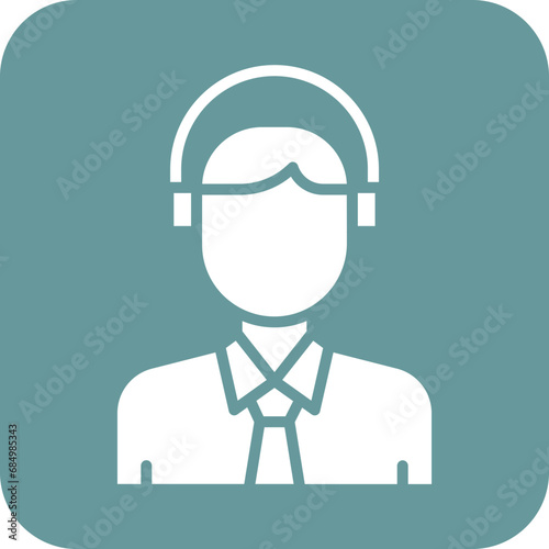 Airline Agent Icon Style