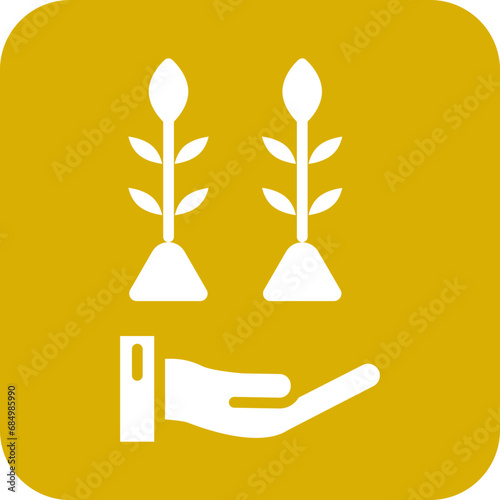 Save Plants Icon Style