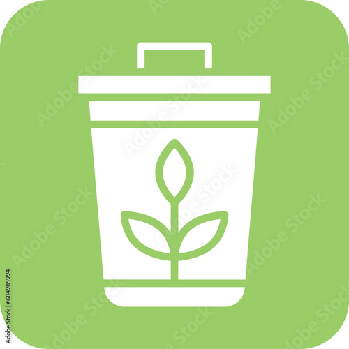 Plant Trash Icon Style