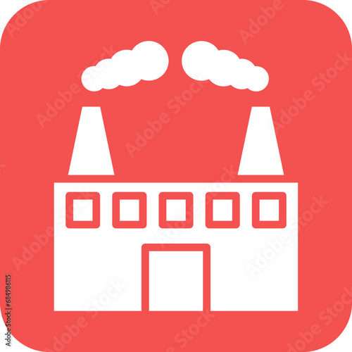 Air Pollution Icon Style