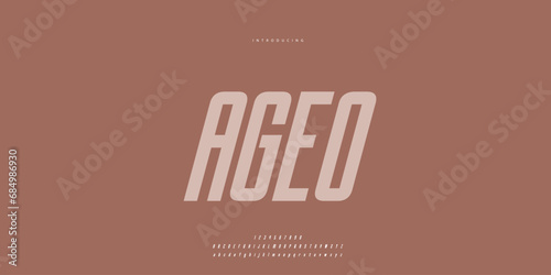 Hand drawn elegant alphabet letters font and number. Classic Lettering Minimal Fashion Designs. Typography modern Sen serif fonts regular decorative vintage concept. vector illustration