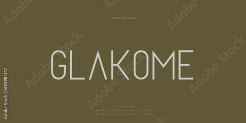 Hand drawn elegant alphabet letters font and number. Classic Lettering Minimal Fashion Designs. Typography modern Sen serif fonts regular decorative vintage concept. vector illustration
