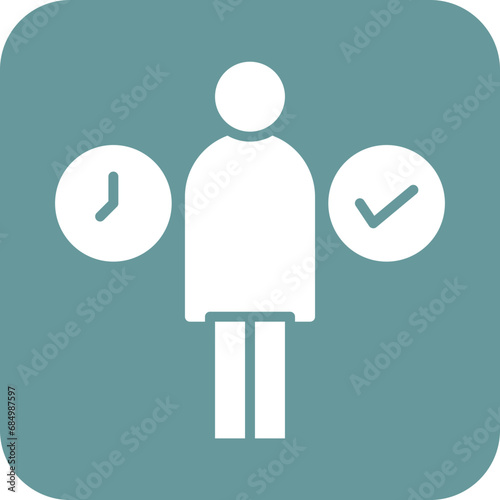 Alone Time Icon Style