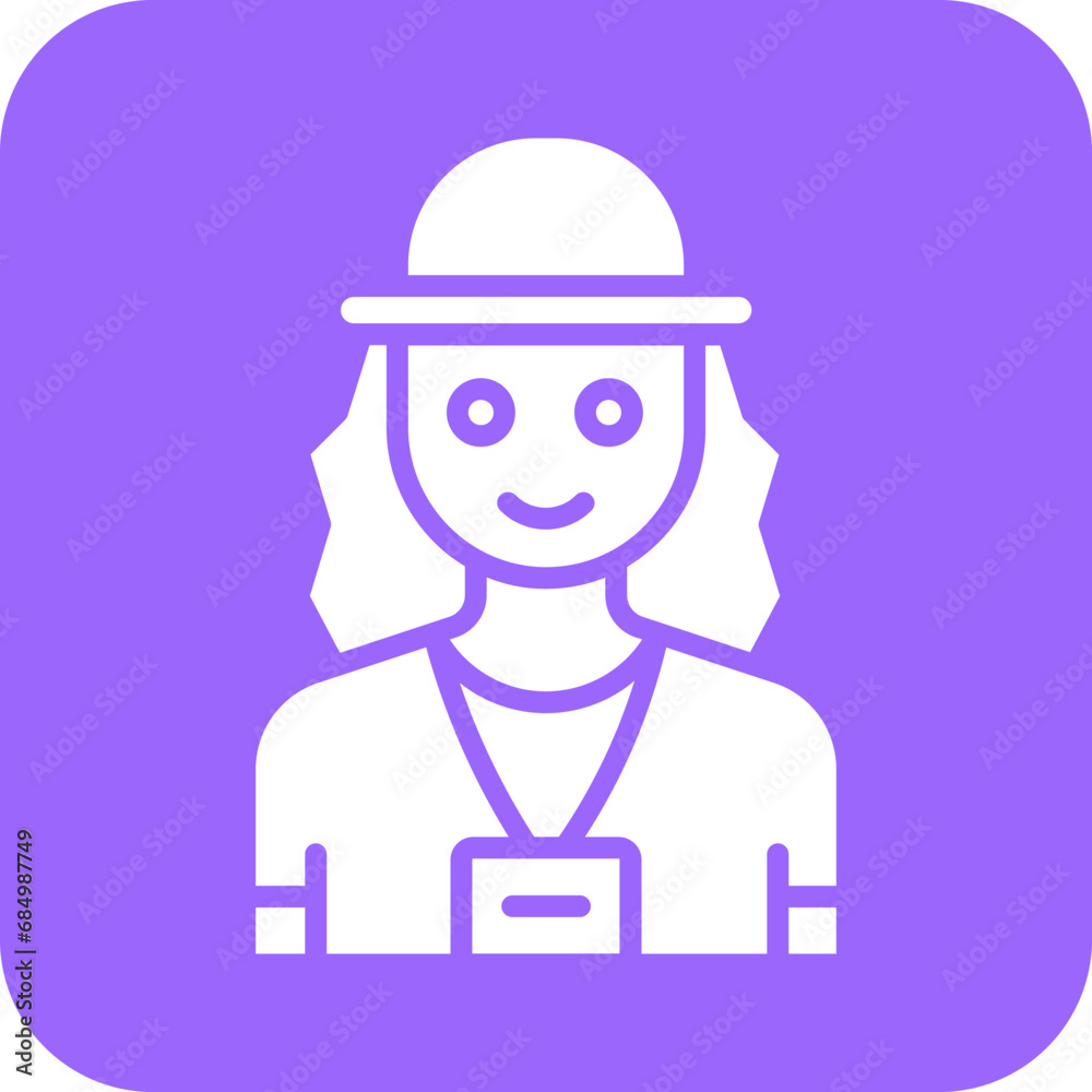 Tour Guide Icon Style